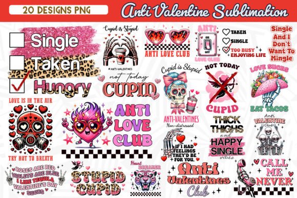 Download Anti Valentine Sublimation Bundle - Valentine Collection