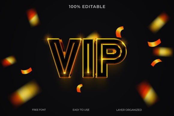 Download VIP Golden PSD 3d Text Style Effect - Premium Resources