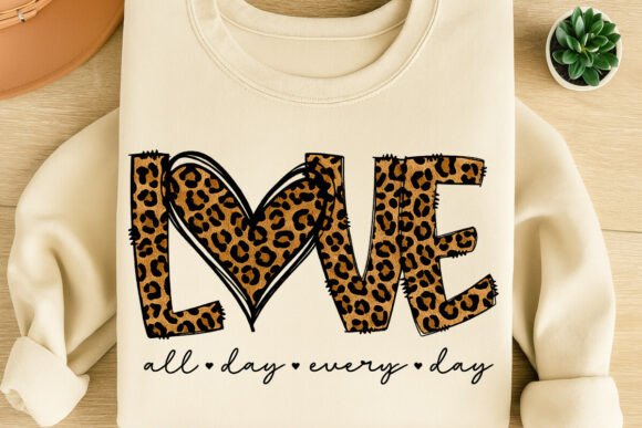 Download LOVE Leopard Valentine PNG - Valentine Collection