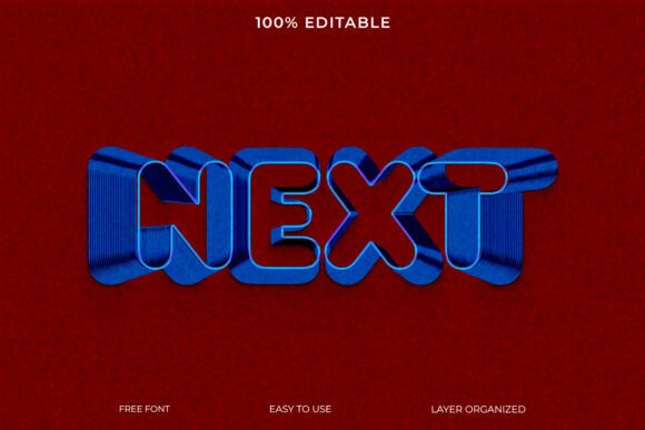 Download 3D Text Style Effect - Premium Resources