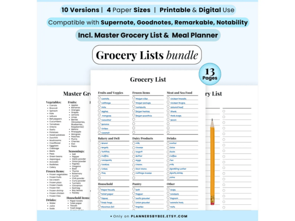 Download Grocery List Simple Food Price Checklist - Food Collection