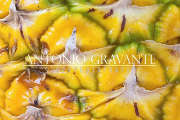 Download Macro Textured Background of Pineapple - Texture Collection