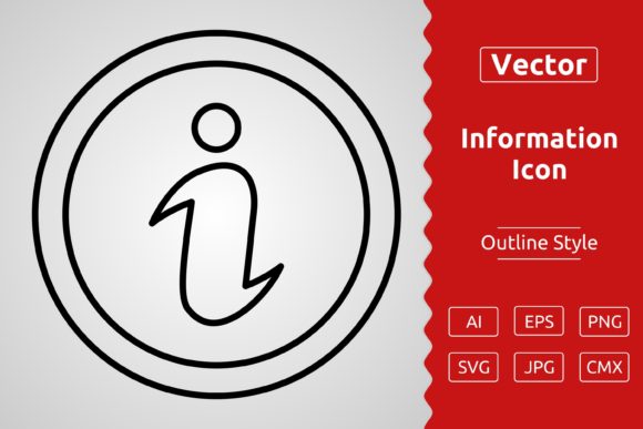Download Vector Information Outline Icon Design - Information Collection
